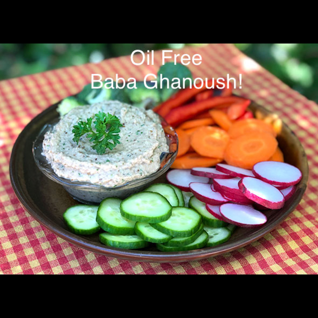 Oil-Free Baba Ghanoush Dip