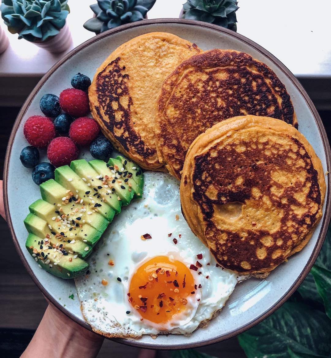 Savory Sweet Potato Pancakes