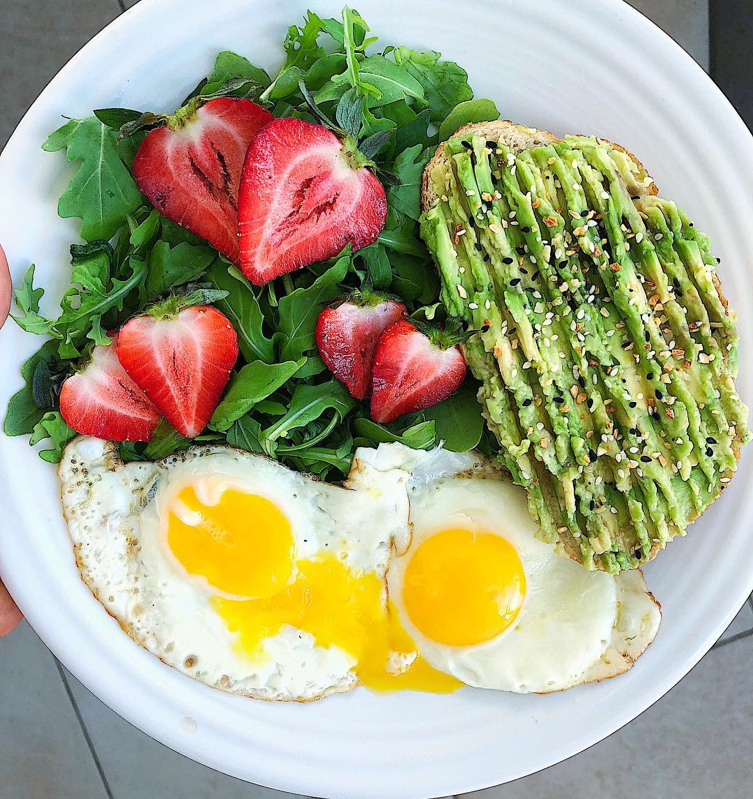 Beachside Eggs and Avocado Toast Breakfast