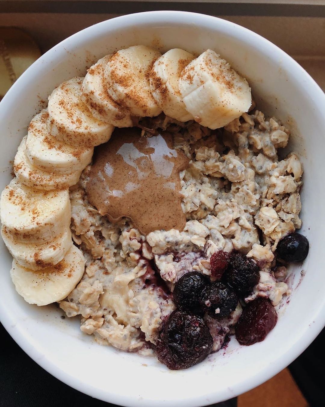 Healthy Morning Oat Bowl with Fruits