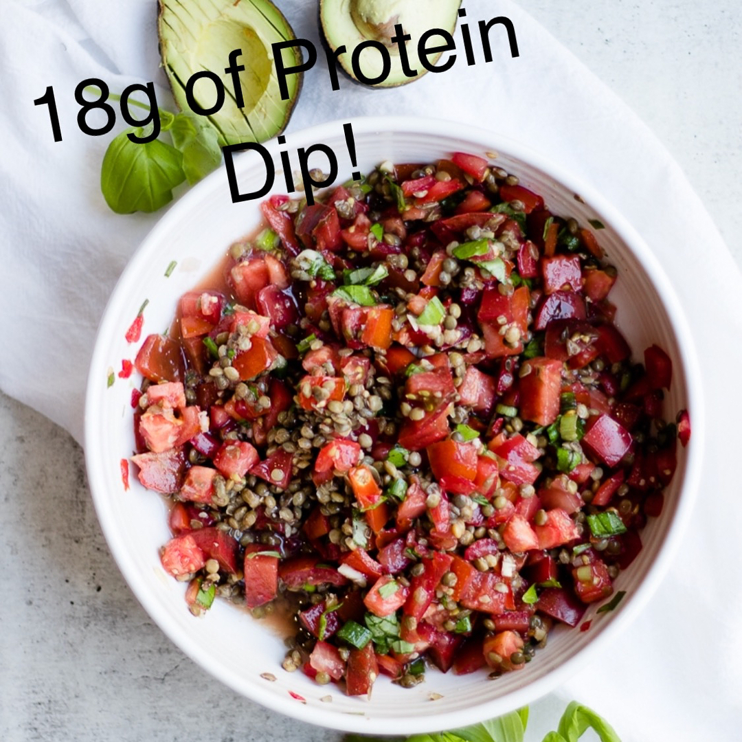 Lentil Bruschetta Dip