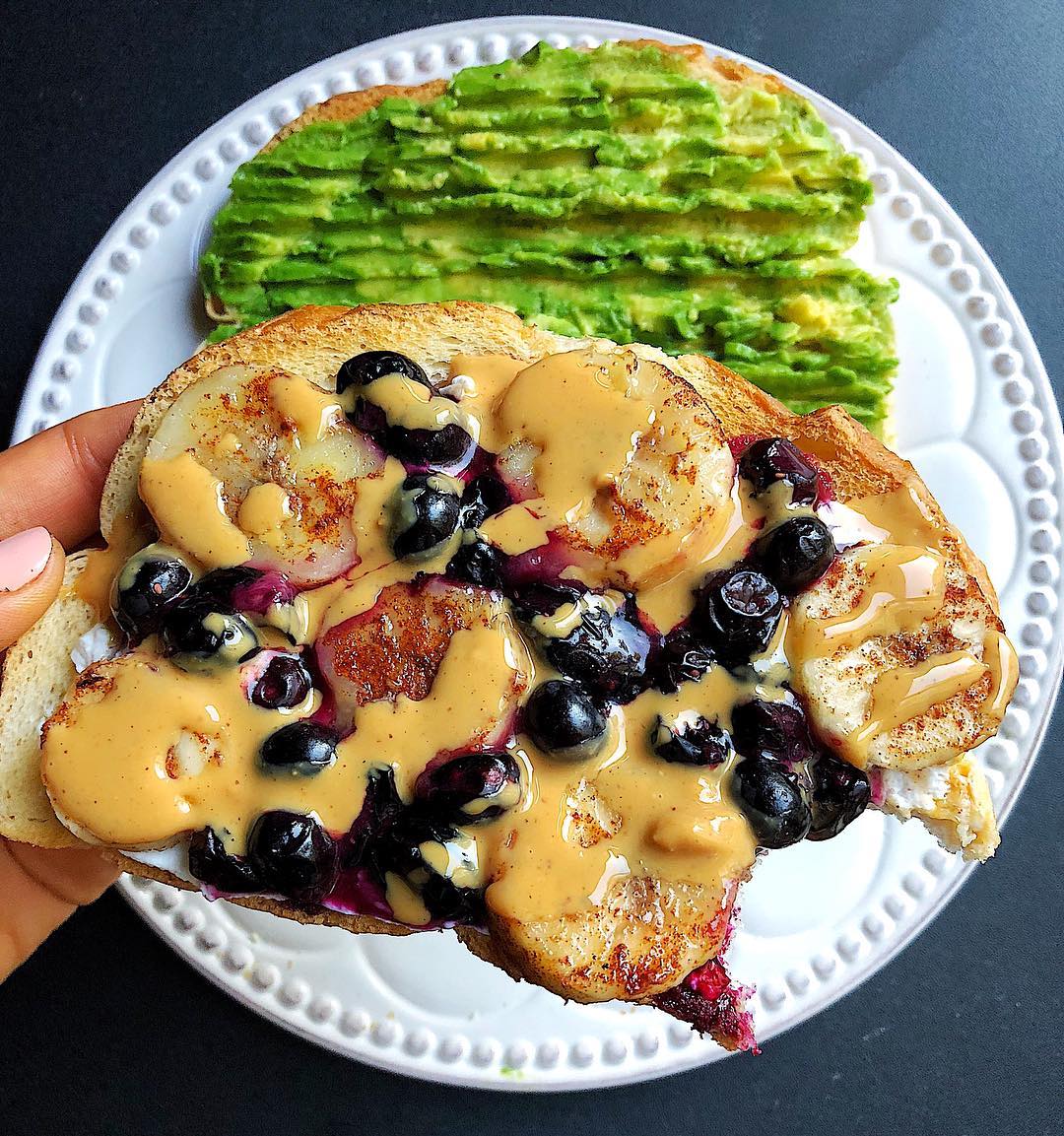 Sweet and Savory Toast with Caramelized Bananas