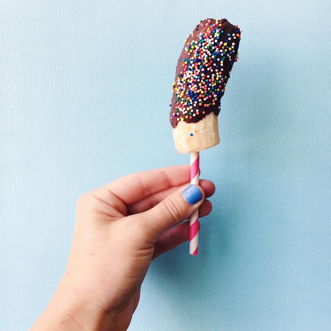 Dairy-Free Chocolate Banana Pops with Seed Flour