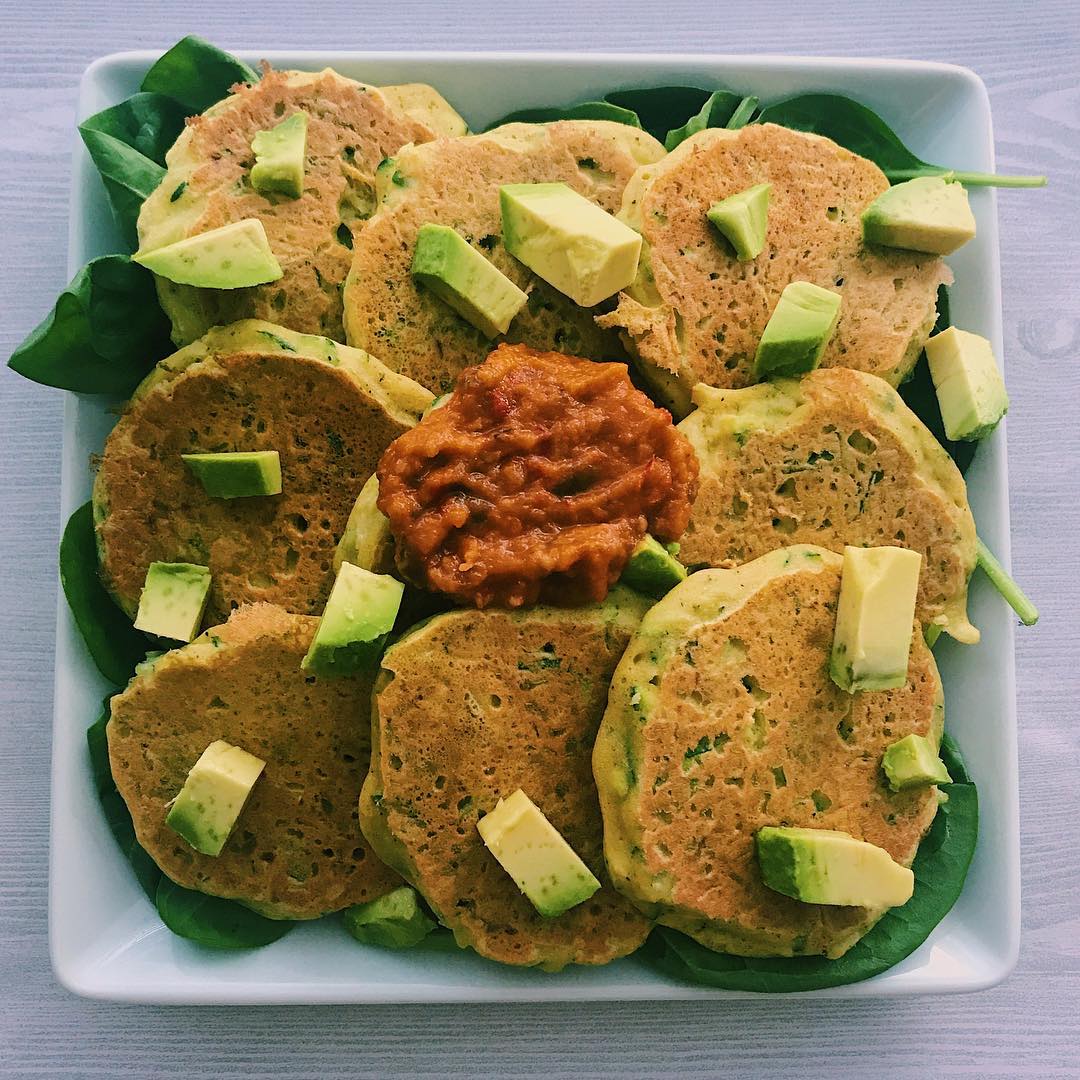 Vegan Savory Zucchini Pancakes