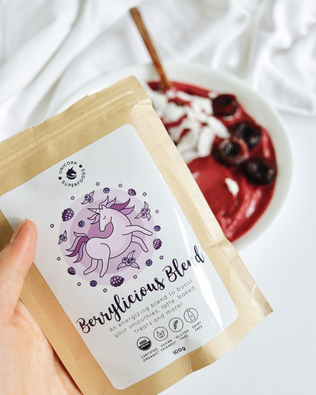 Berrylicious Swirls Berry Smoothie Bowl