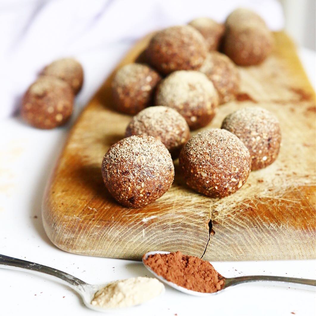 Cacao and Caramel Bliss Balls