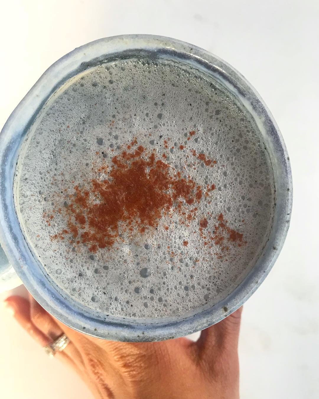 Lavender Activated Charcoal Latte Drink