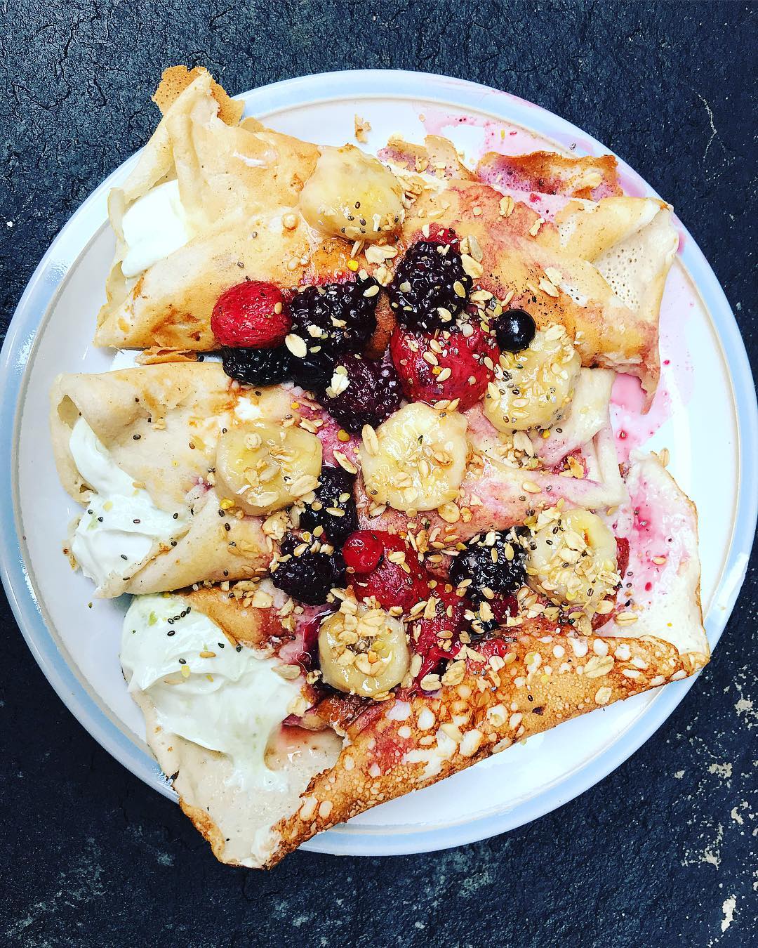 High Protein Buckwheat Crepes Breakfast