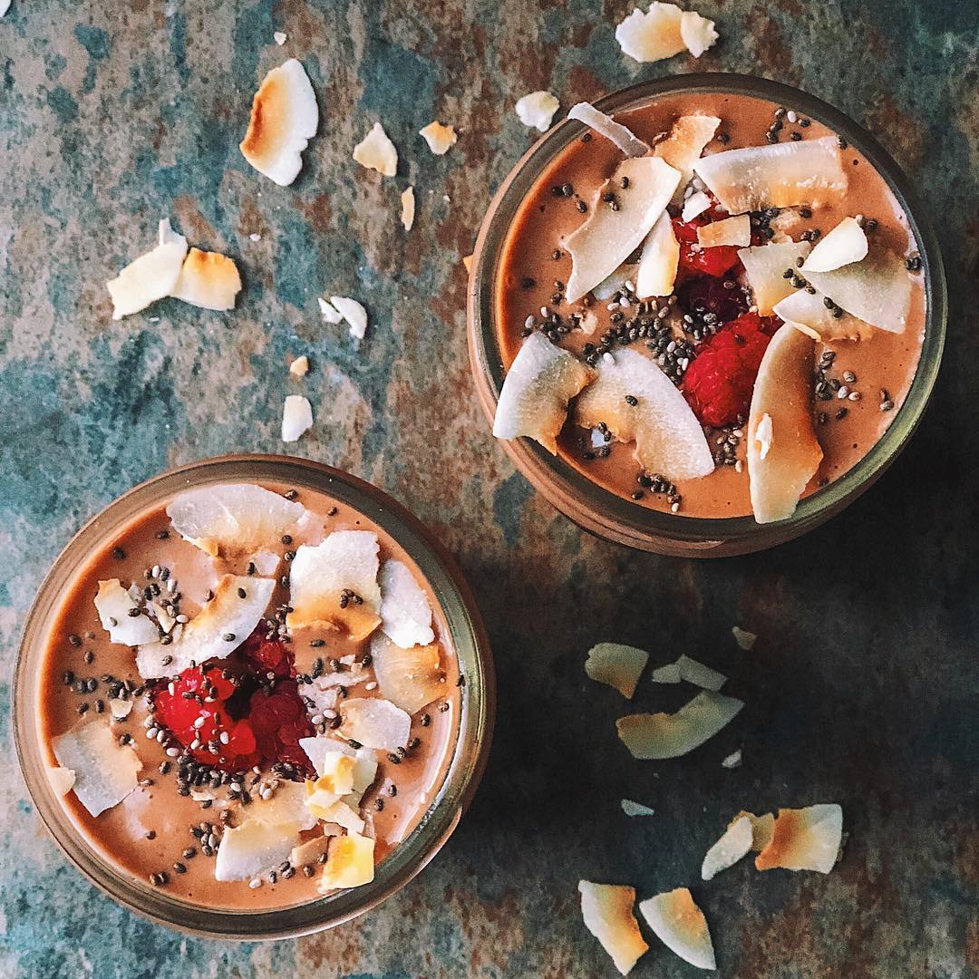 Cacao Chocolate Peanut Butter Protein Smoothie