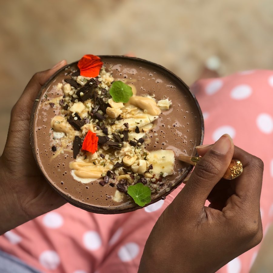 Banoffee Breakfast Smoothie Bowl