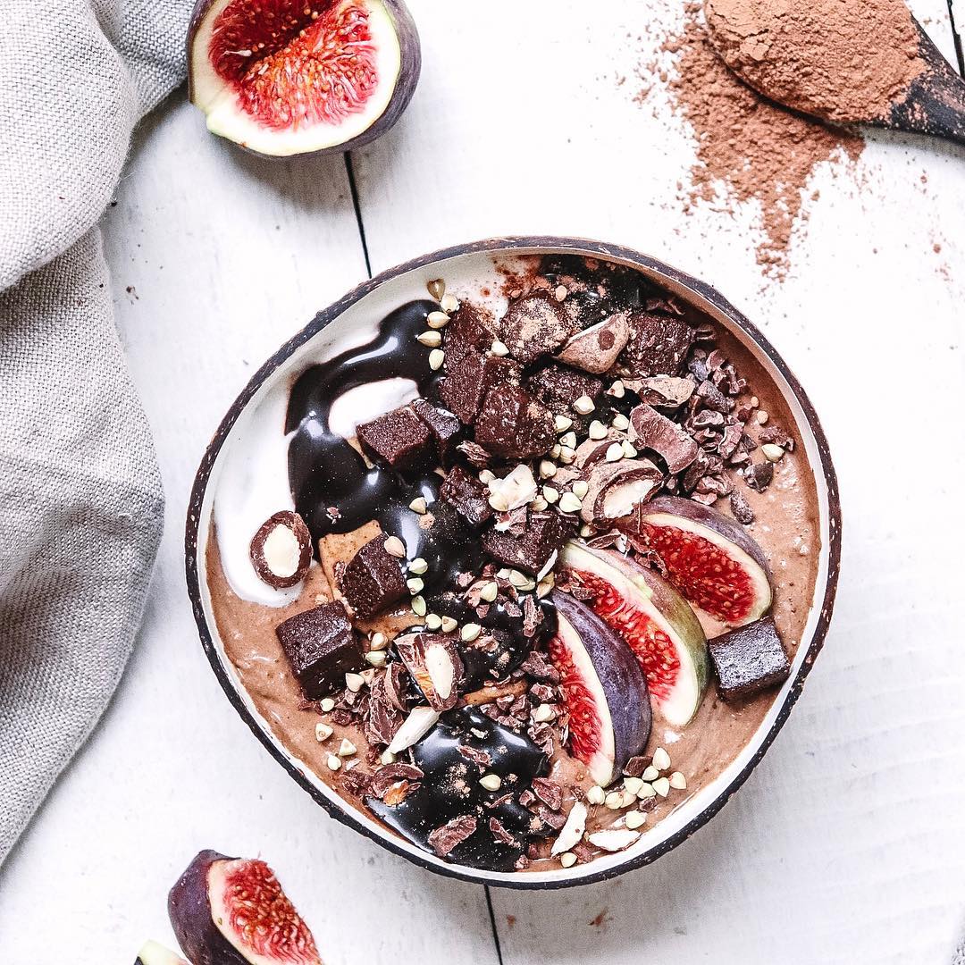 Buckwheat Avocado Coconut Smoothie Bowl