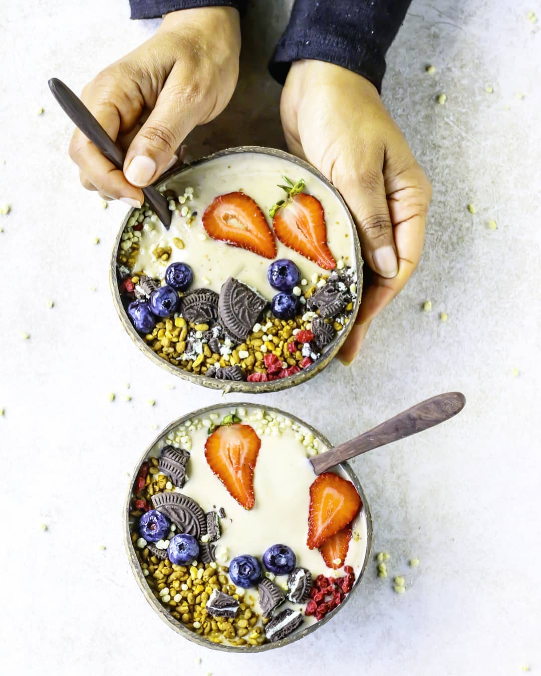 Easy Banana Peanut Butter Smoothie Bowl