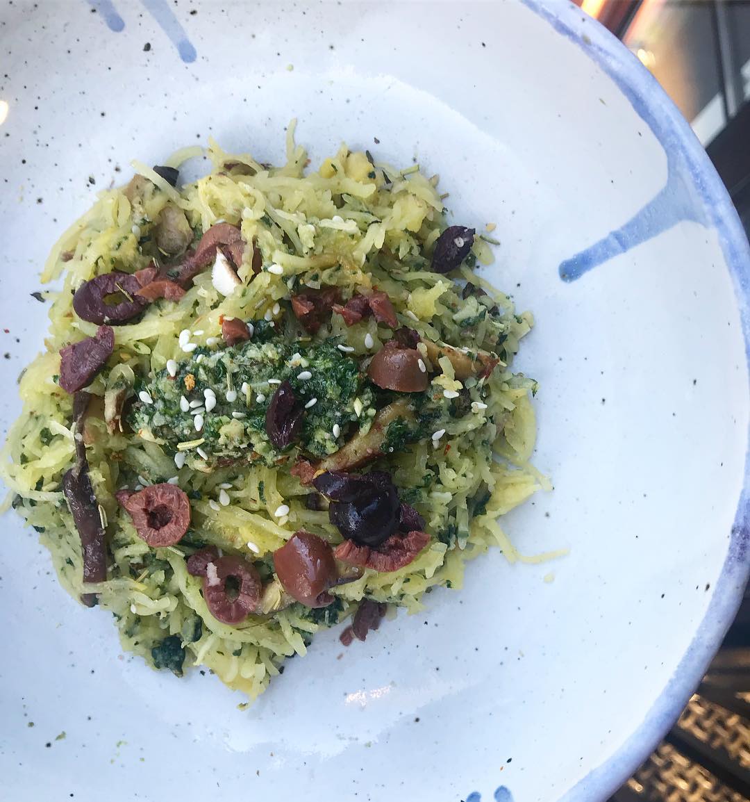 Toasted Almond Spinach Pesto