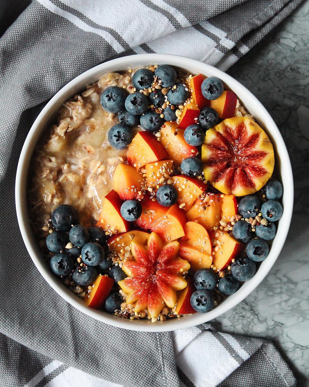 Coconut Overnight Oats Breakfast with Banana