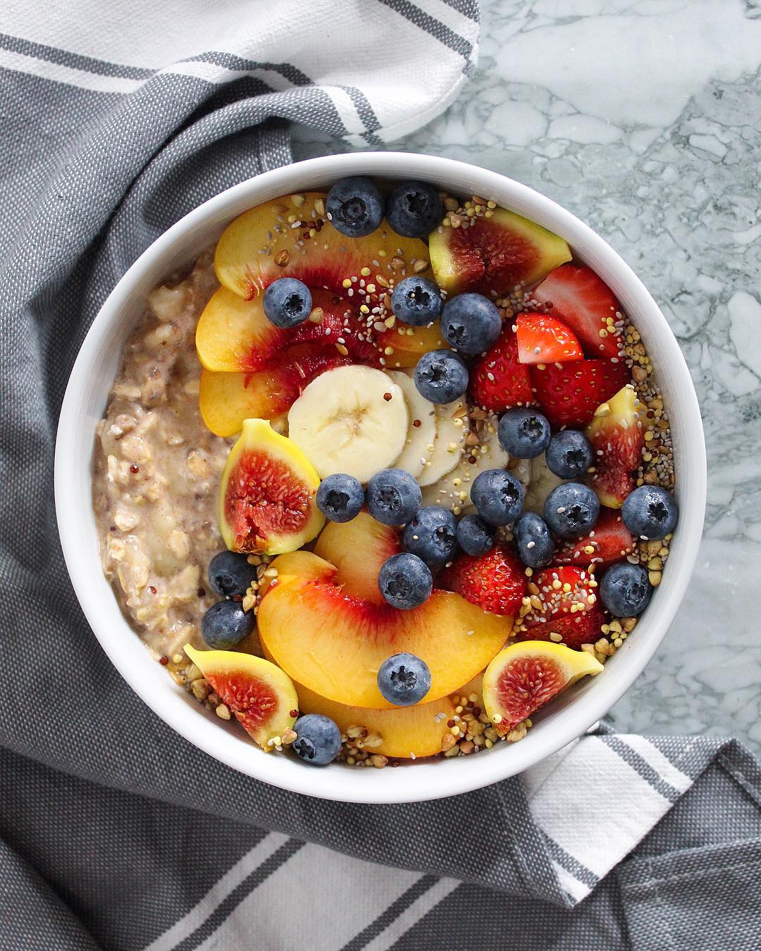 Spiced Overnight Oats with Banana and Almond Milk