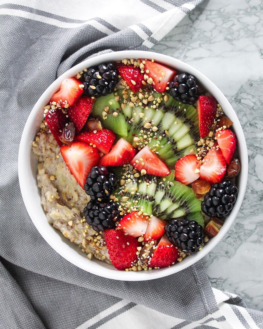 Cardamom Oatmeal with Banana and Almond Milk