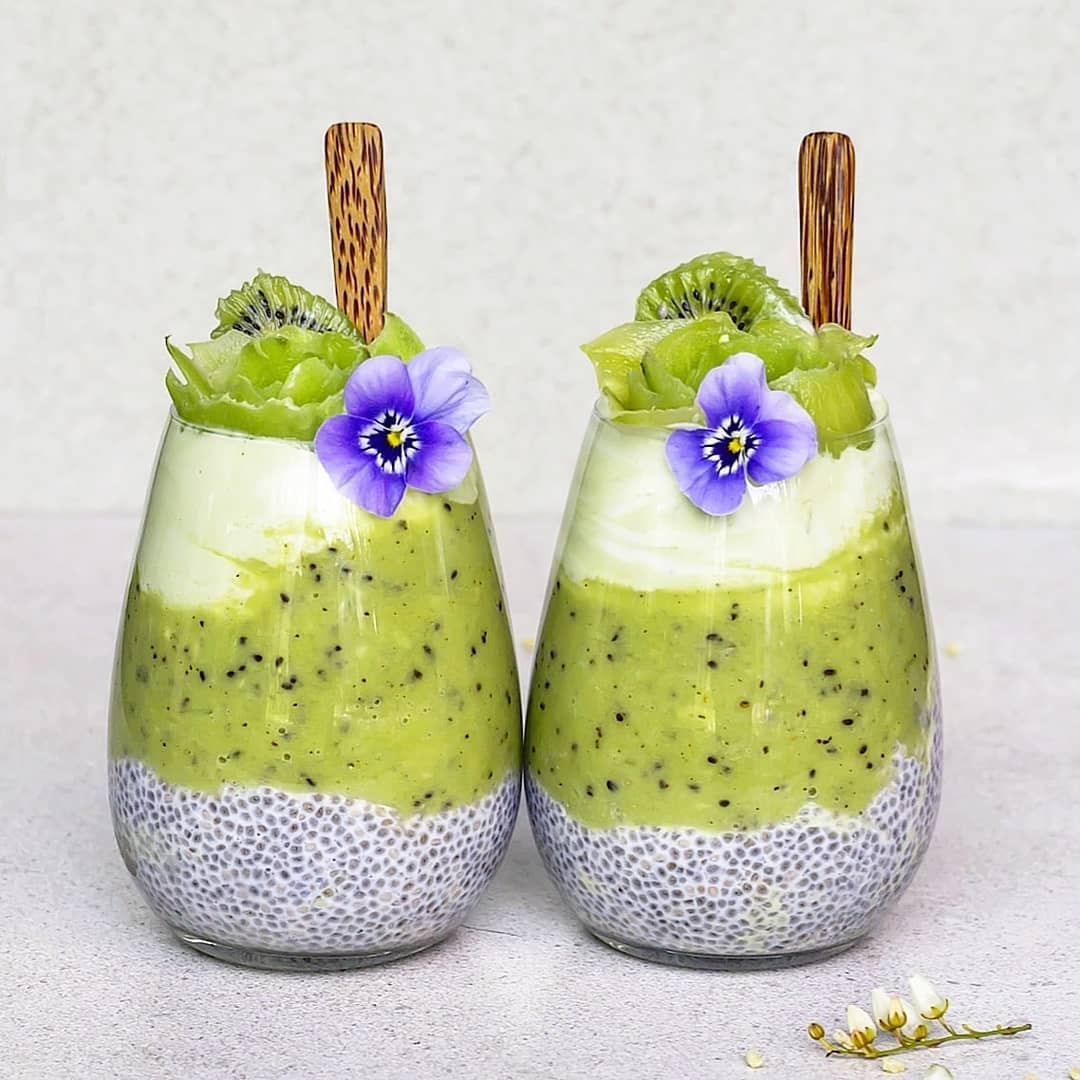 Delicious Kiwifruit Chiapudding