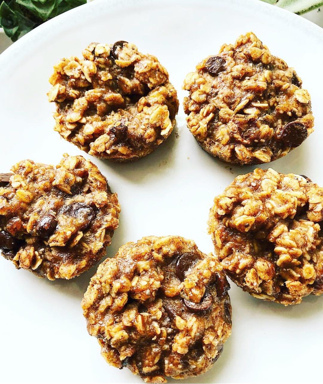 Vegan Gluten-Free Banana Oats Mini Muffins