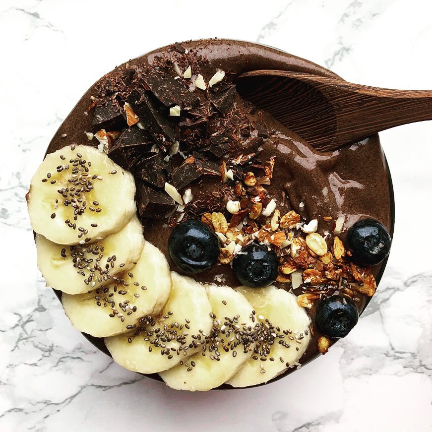 Chocolate Banana Smoothie Bowl