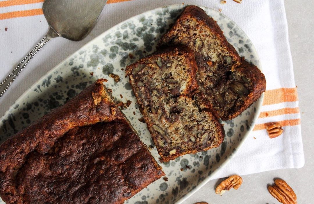 Caramelised Pecan and Chocolate Chip Banana Bread