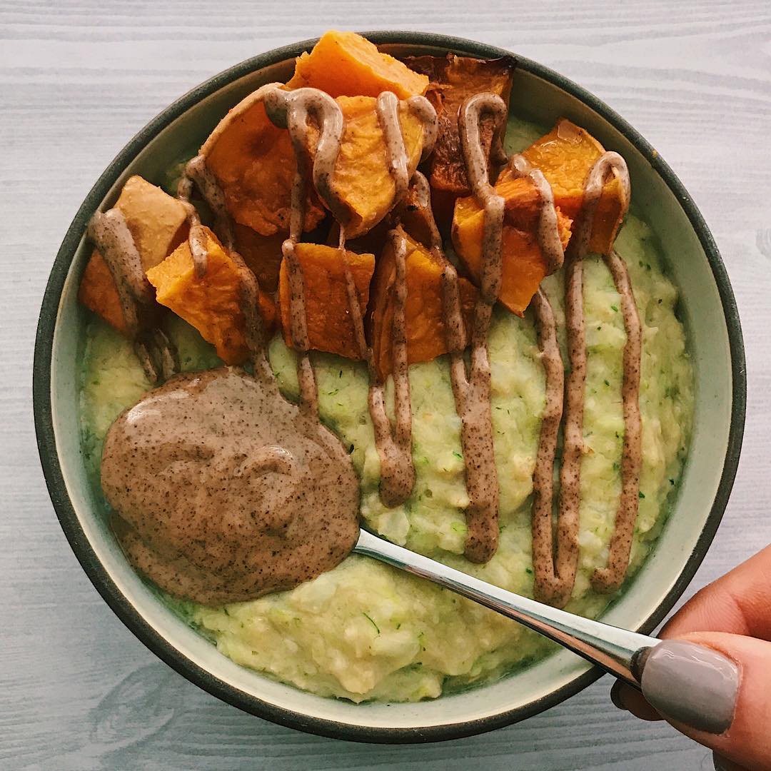 Vegan Sweet and Savory Zucchini Oats