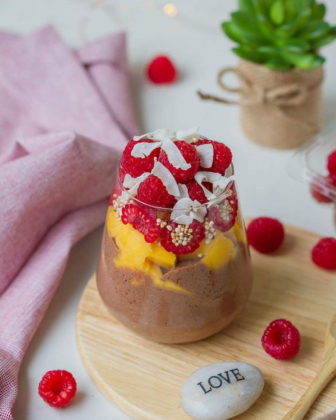 Chocolate Chia Protein Pudding