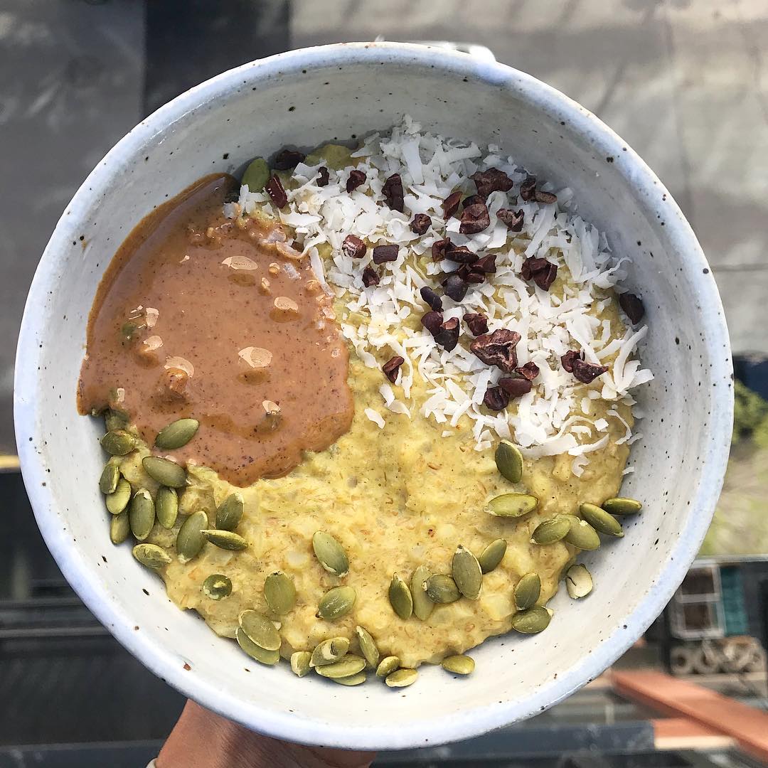 Creamy Coconut Turmeric Cauliflower N(oats) Bowl