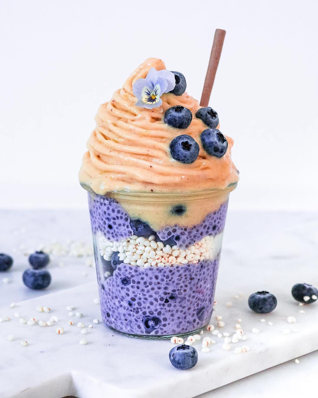 Homemade Tropical Fruit Nicecream Blend