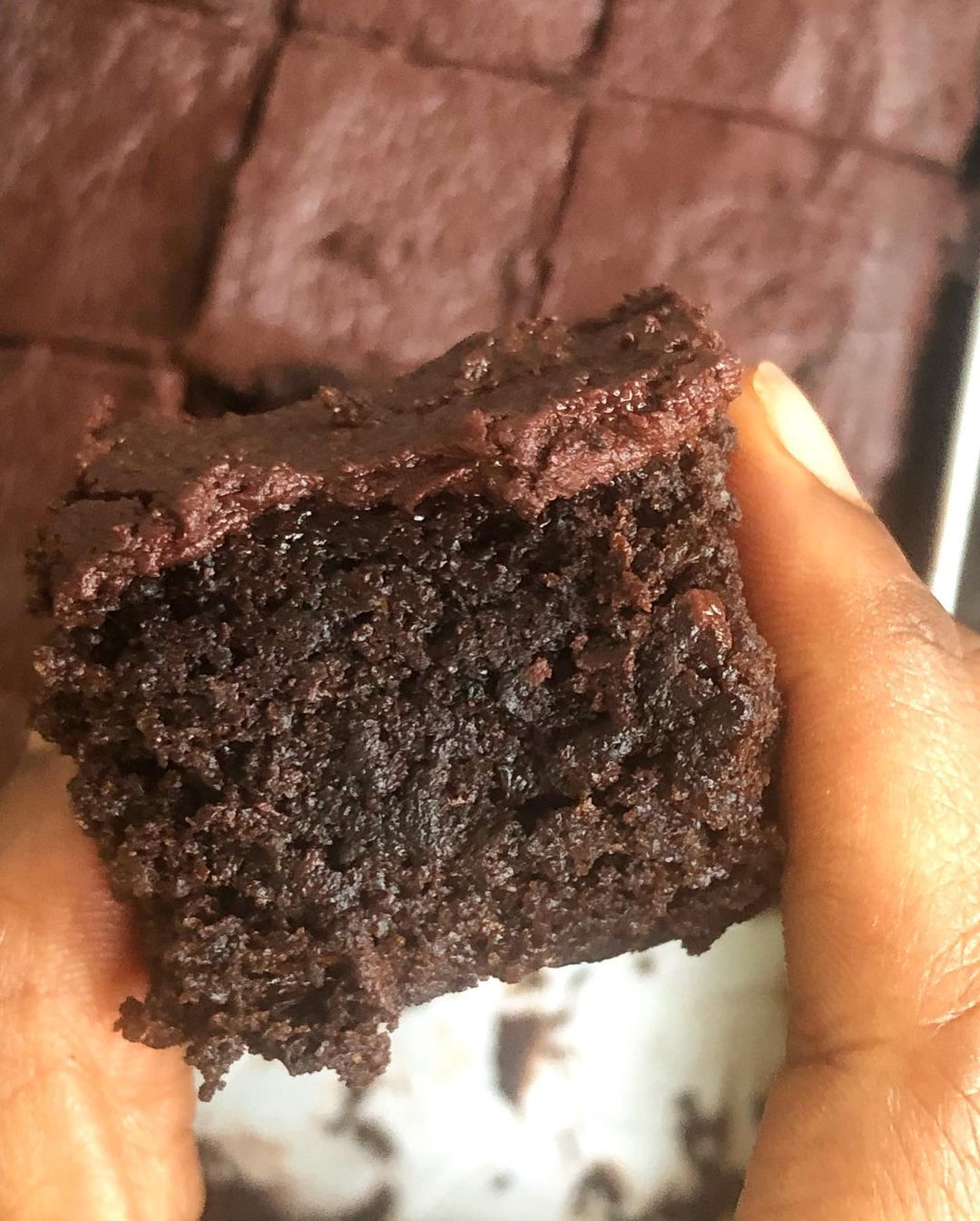 Vegan Lauki Double Chocolate Brownies