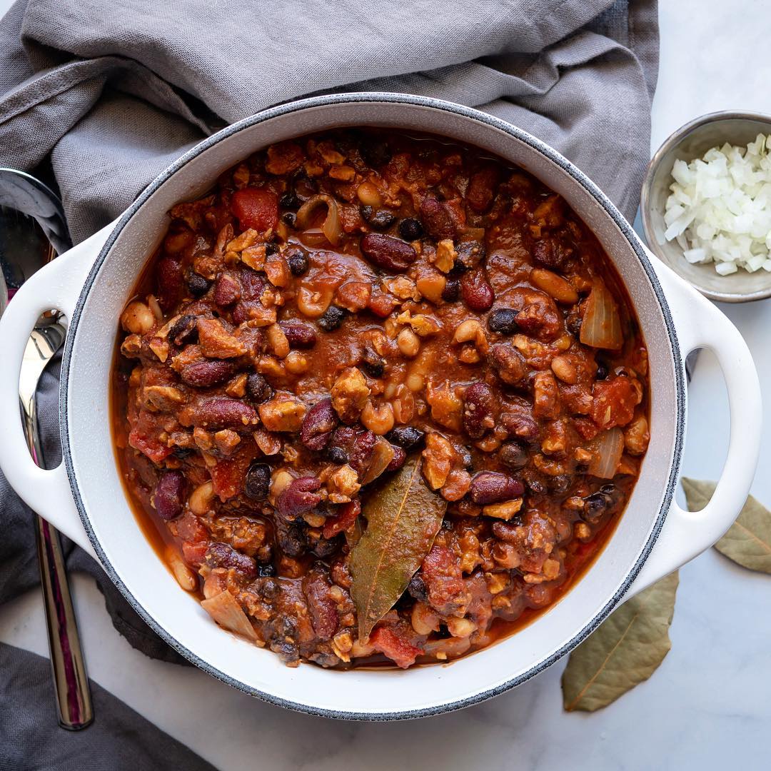 Three Bean and Hempe Chili