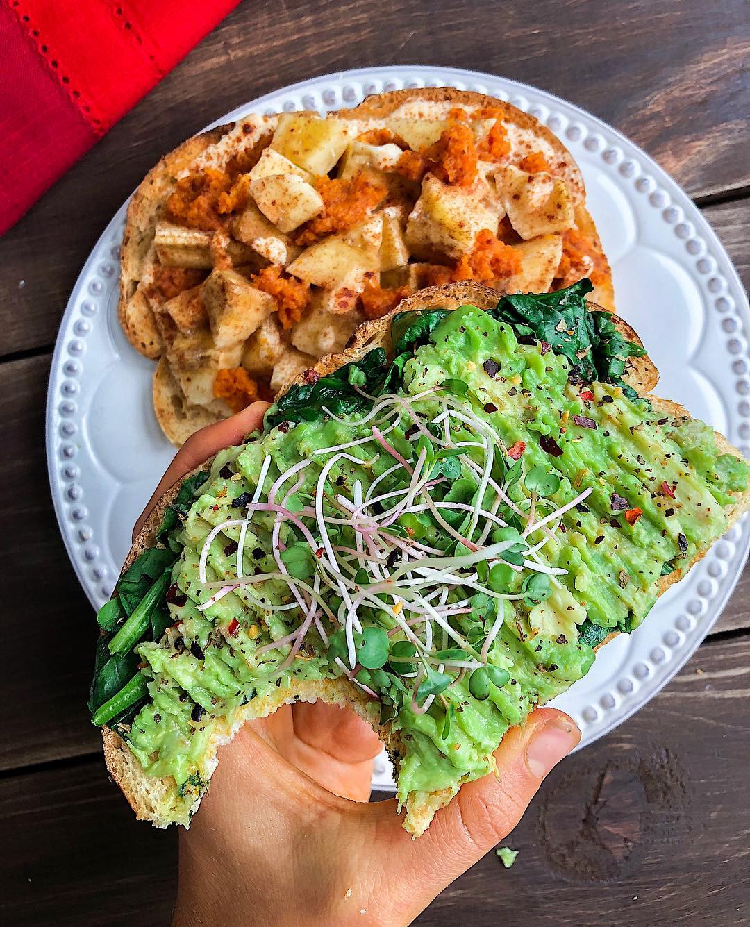 Easy Double Toast Breakfast with Fresh Toppings