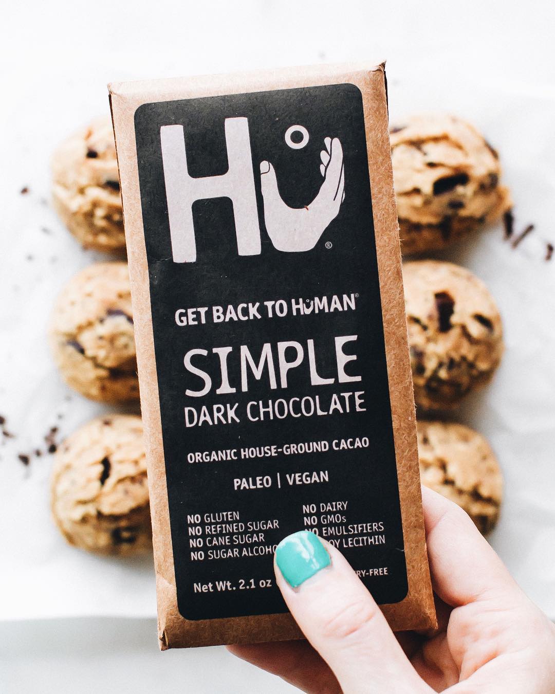 Vegan/paleo Chocolate Chunk Cookie