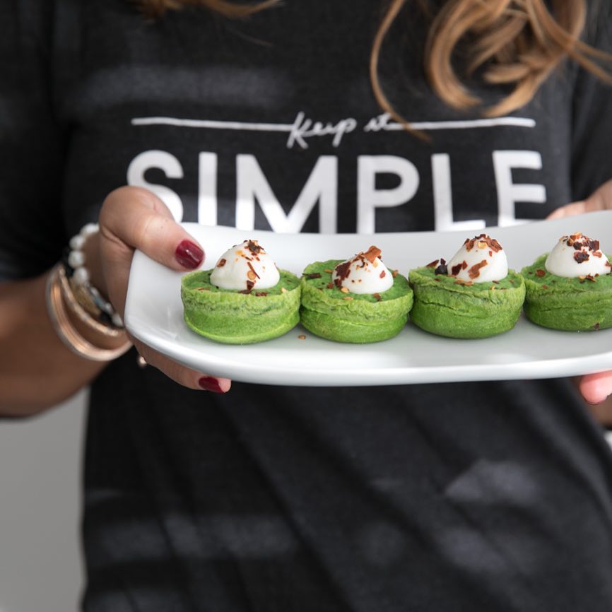 Simple Spinach Poached Eggs