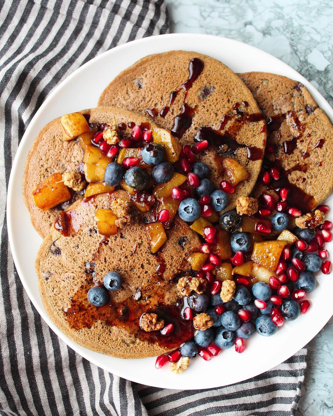 Pumpkin Buckwheat Pancakes