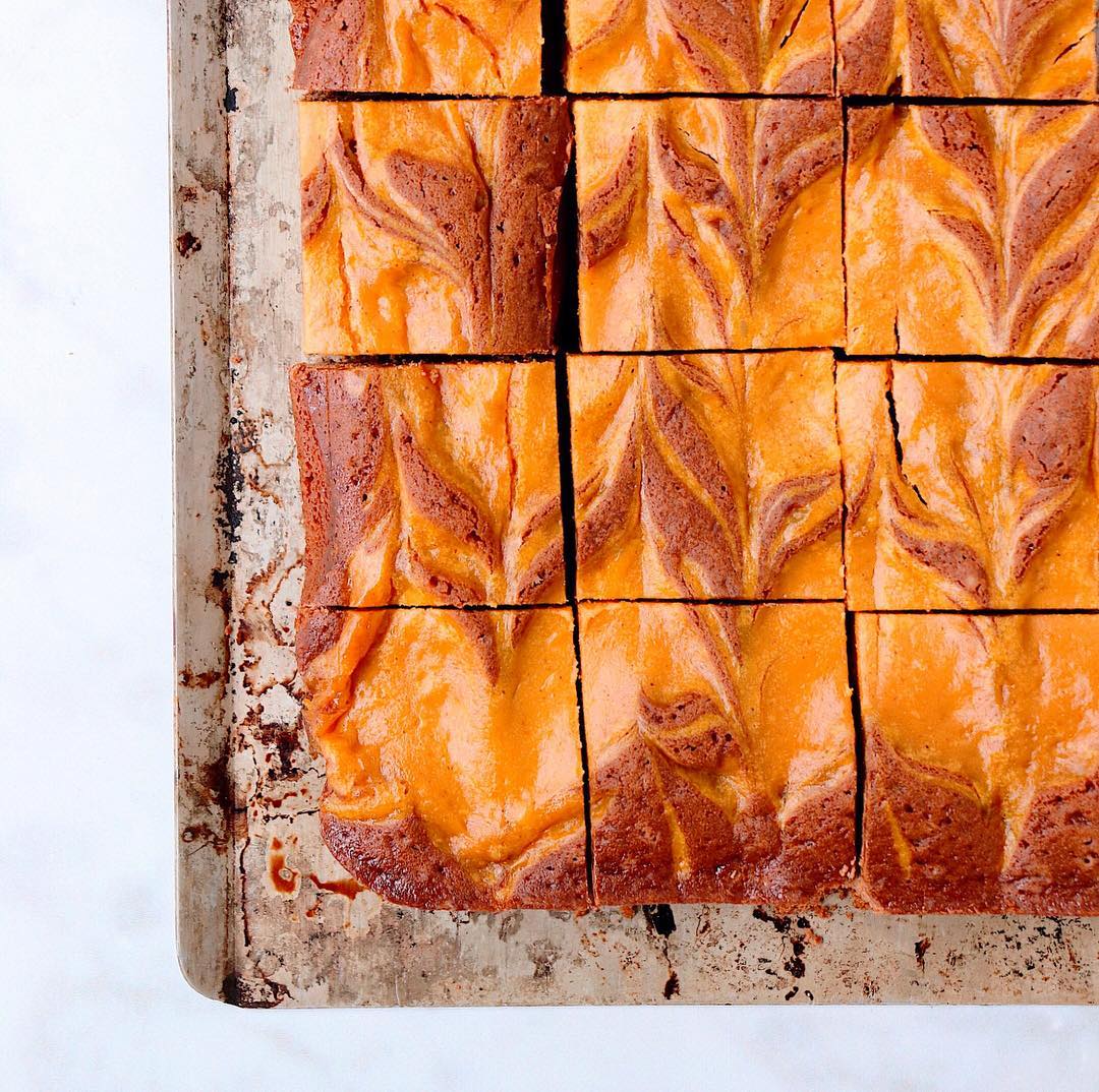 Pumpkin Cheesecake Brownies