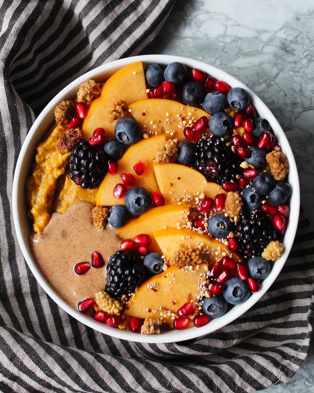 Pumpkin Oats with Spices and Almond Milk