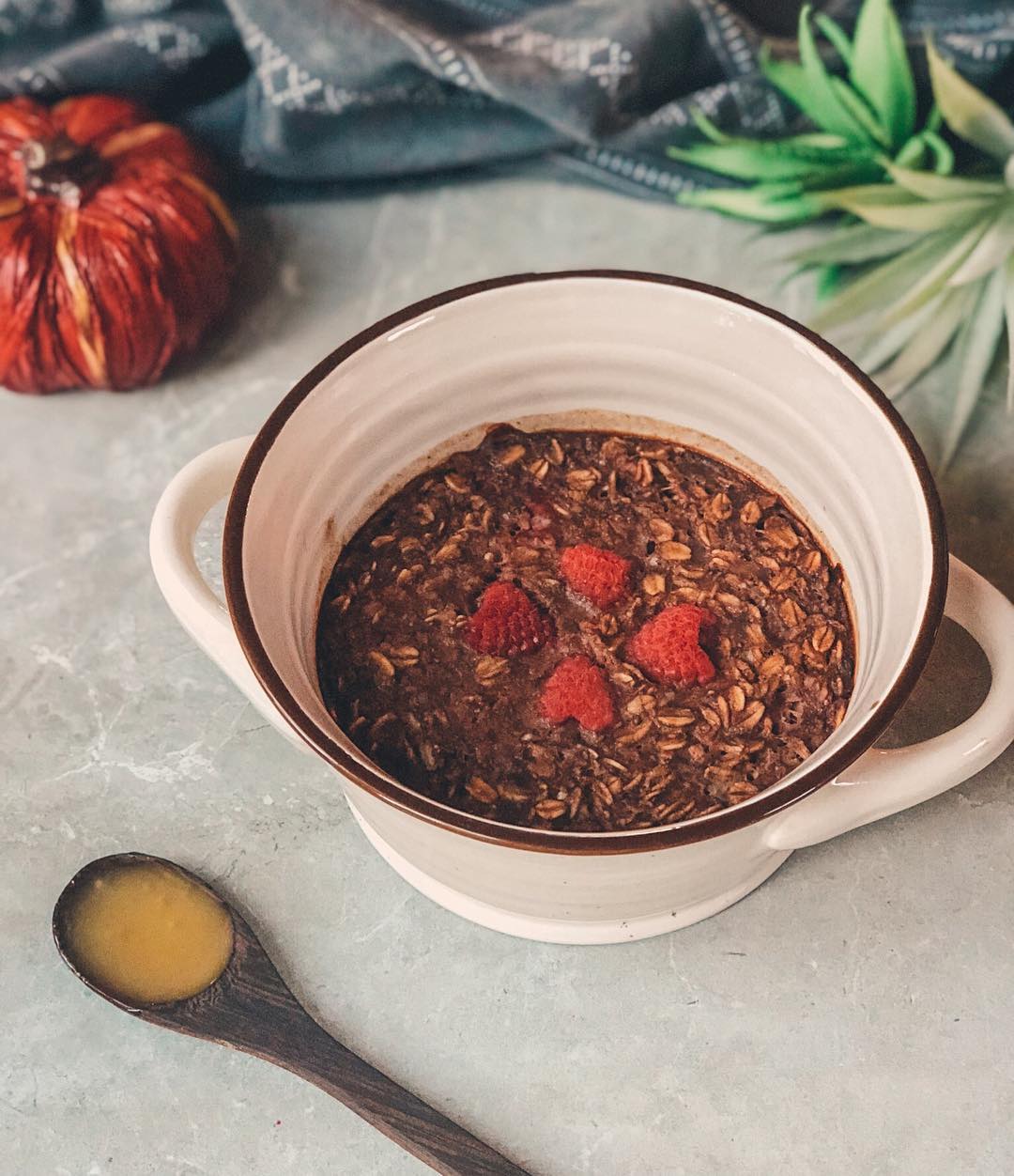 Cacao Berry Baked Oats