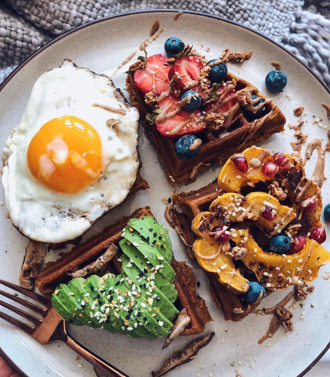 Pumpkin Paleo Waffle