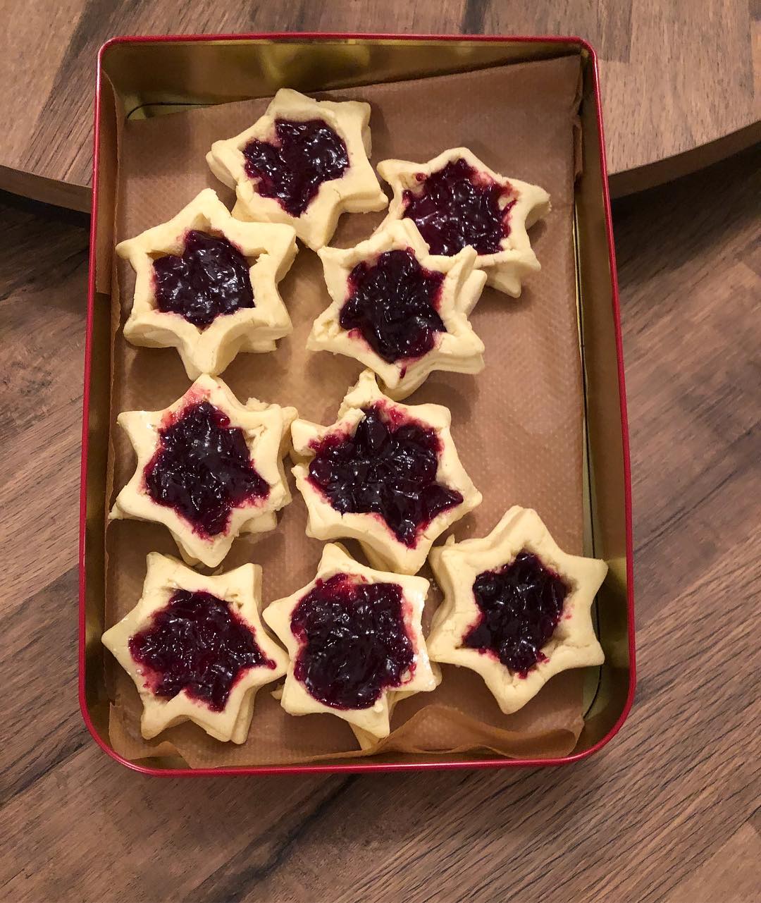 Vegan Jam Shortbread Holiday Cookies