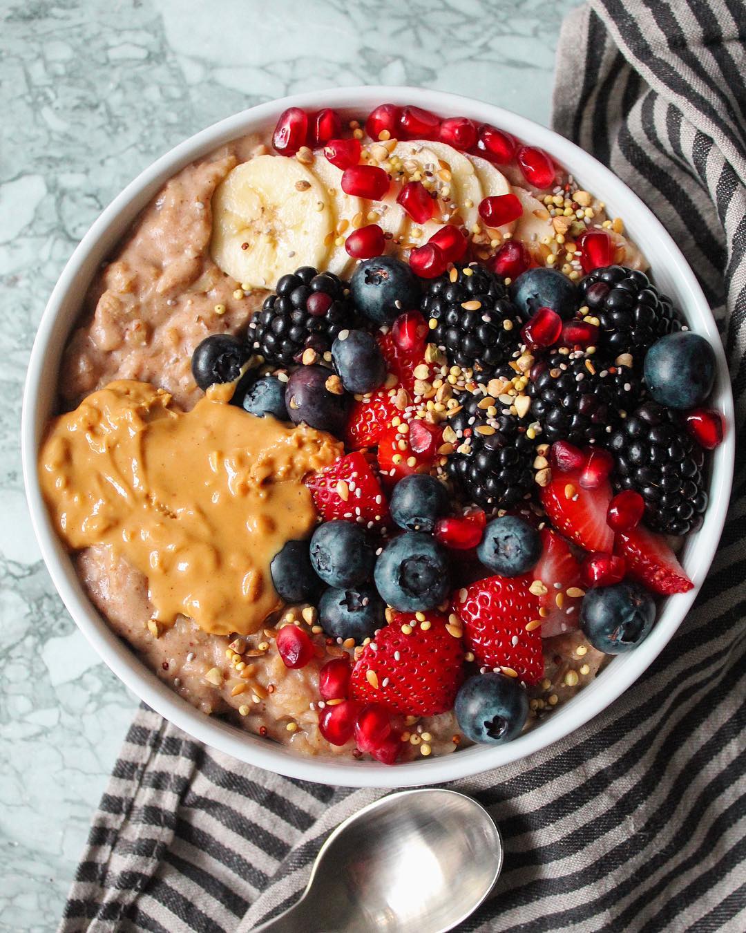 Creamy Coconut Oatmeal with Walnut Milk