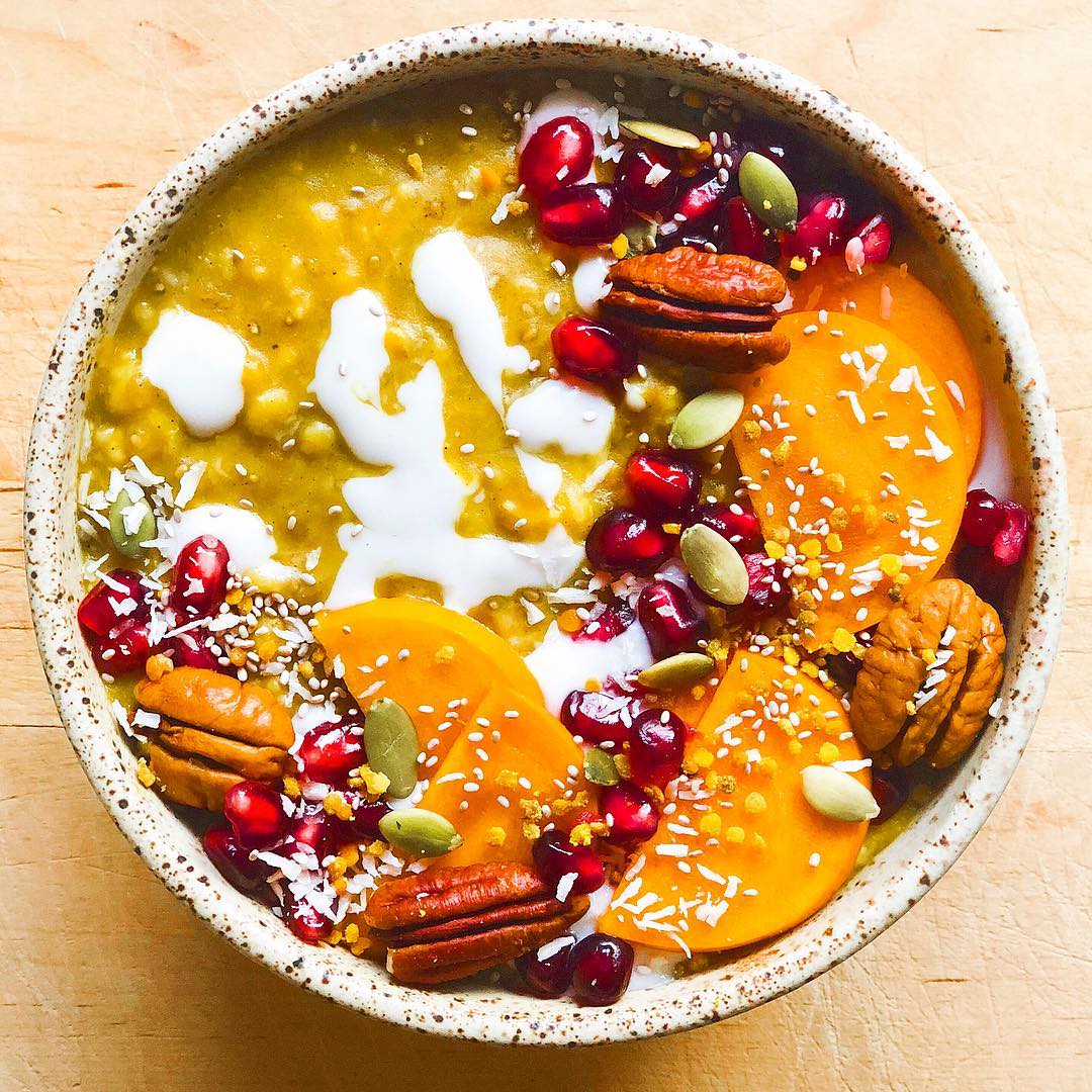 Holiday Pumpkin Oatmeal Breakfast