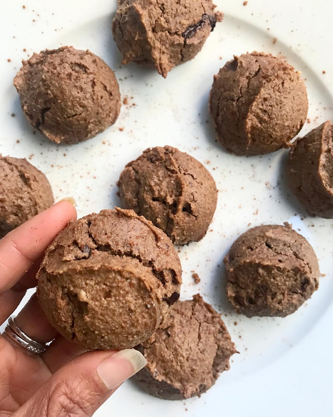 Soft Pillowy Chocolate Paleo Cookies