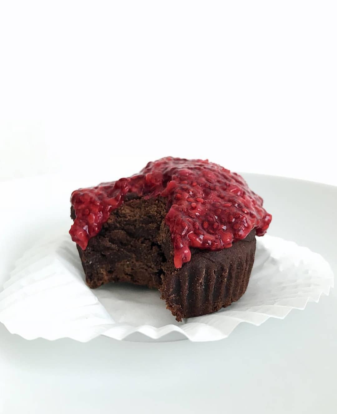 Cacao Muffins with Jam