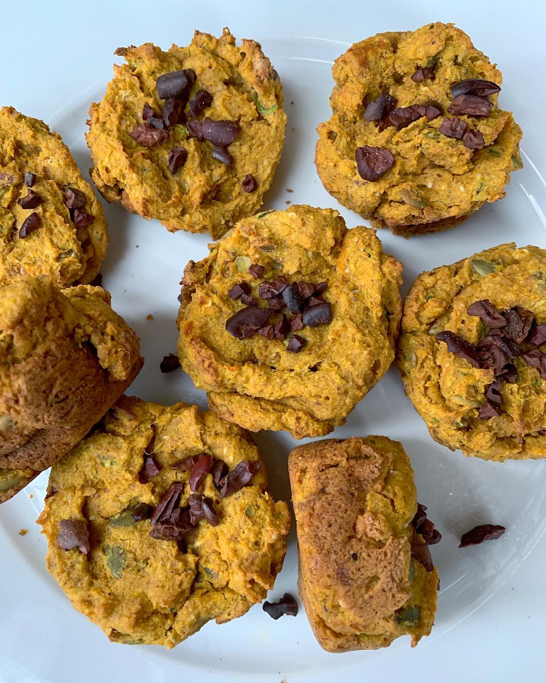 Extra Pumpkiny Zucchini Muffins
