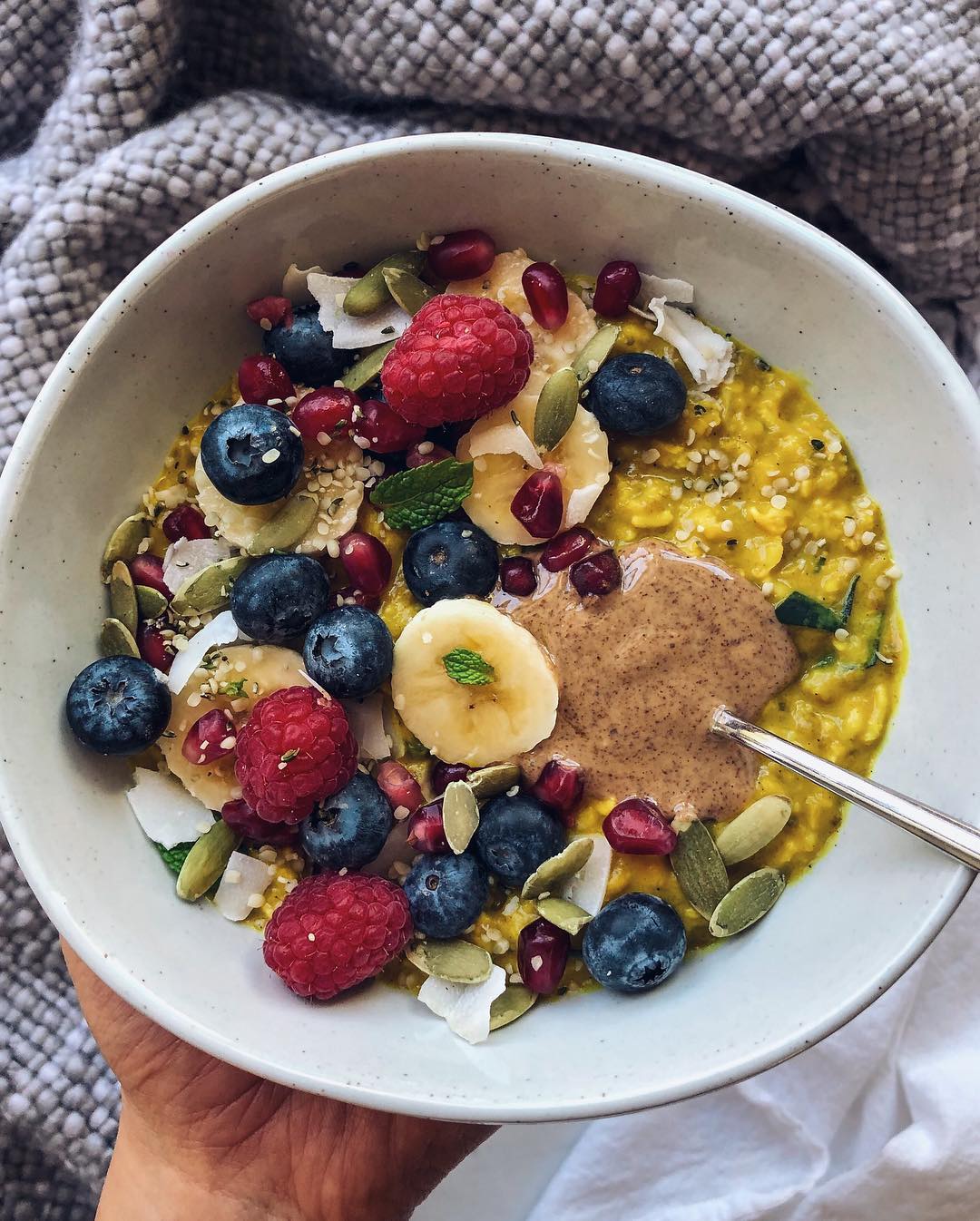 Golden Milk Overnight Oats Breakfast