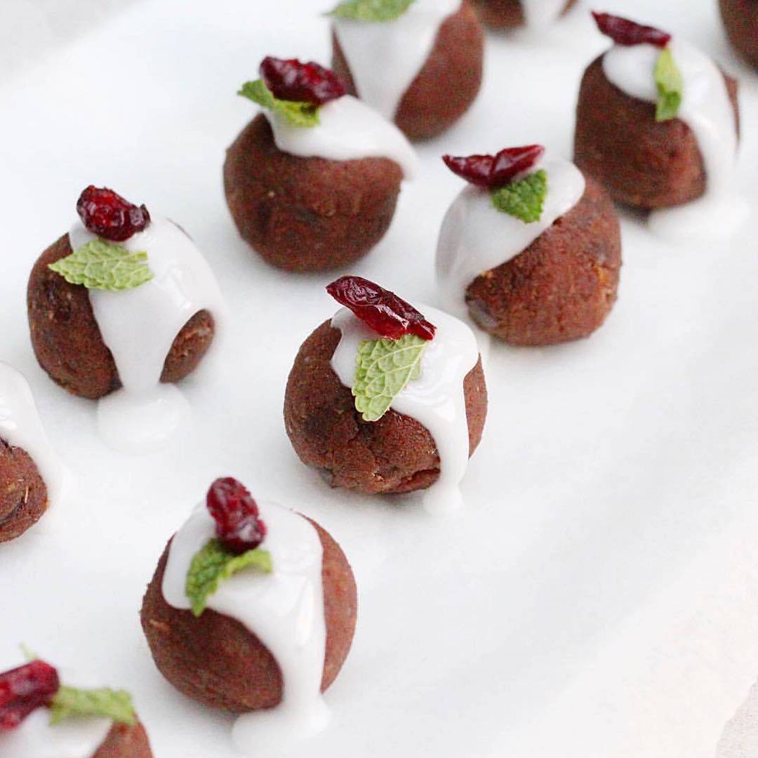 Festive Chocolate Pudding Balls