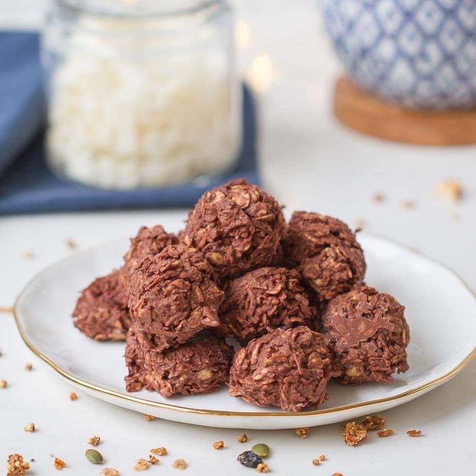 No Bake Bite Sizechoc Cookies