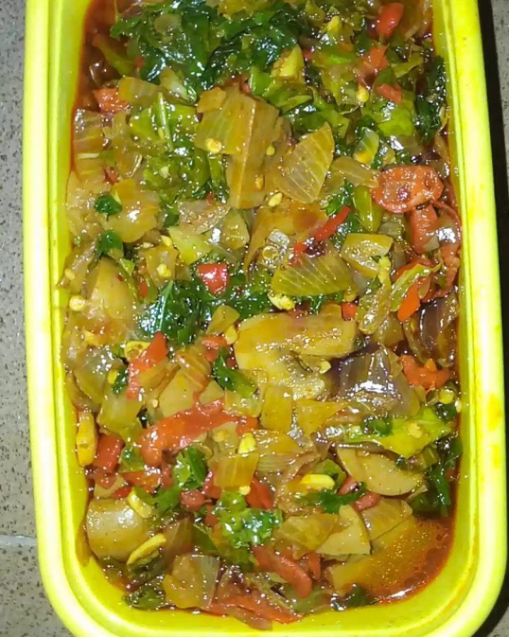 Vegan Efò Riro Vegetable Stew