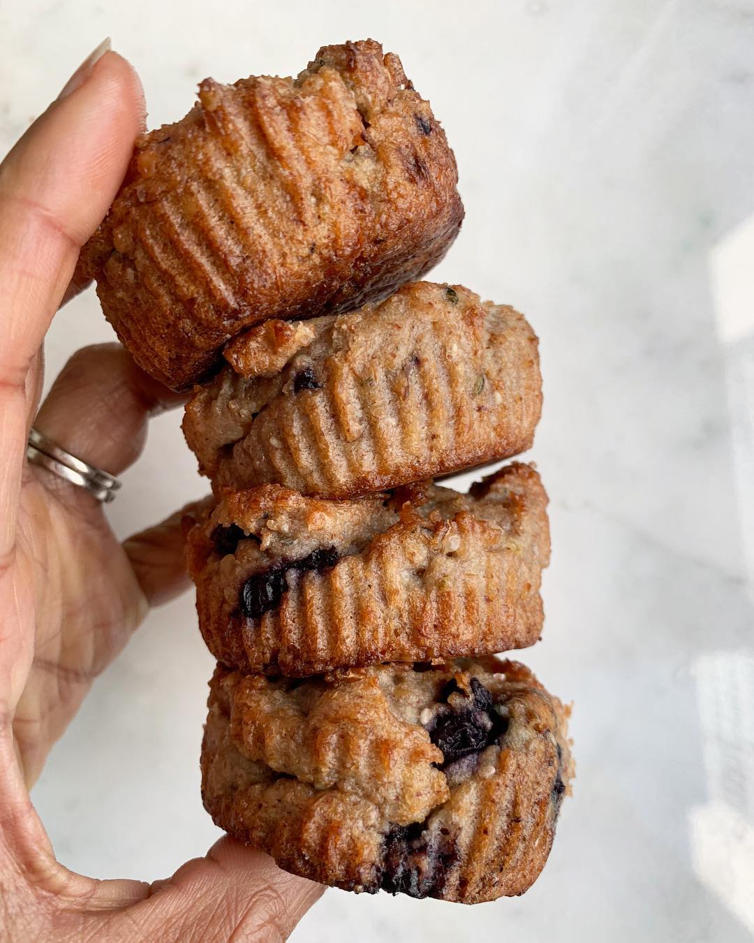 Blueberry Superseed Vegan Gluten-Free Muffins