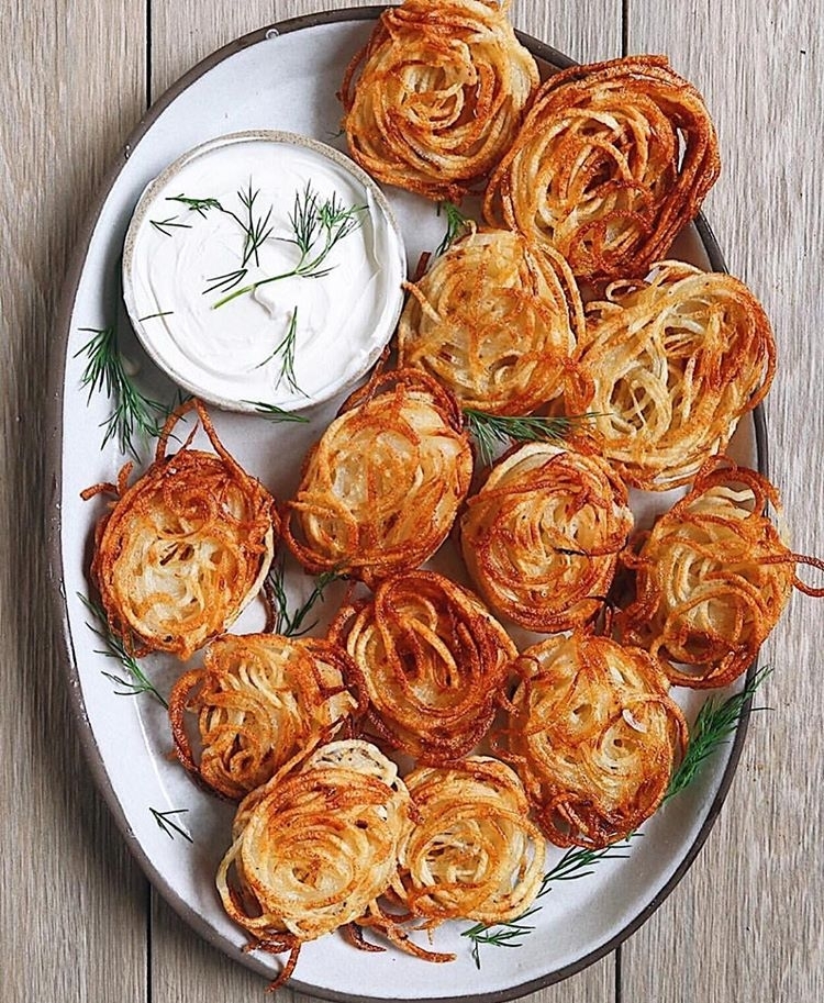 Spiralized Vegan Latkes